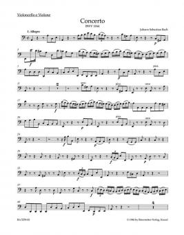 Concerto in la minore BWV 1044 