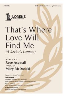 That's Where Love Will Find Me 