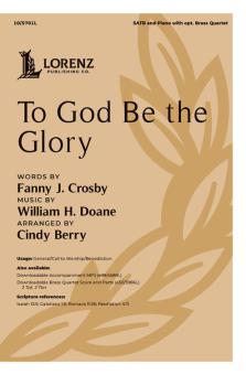 To God Be the Glory 