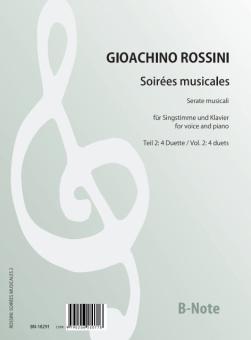 Soirées musicales 2: 4 Duets for two voices and piano 
