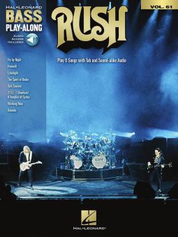 Hal Leonard Bass Play-Along Vol. 61: Rush 
