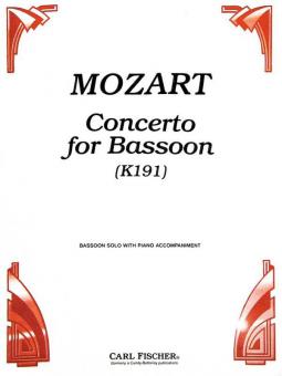 Concerto For Bassoon KV191 