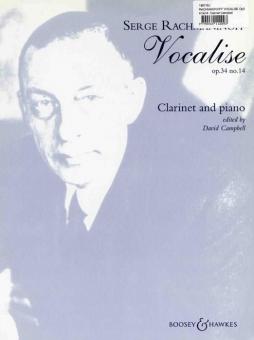 Vocalise op. 34/14 