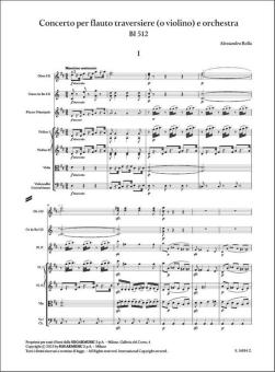 Concerto per flauto (o violino) e orchestra BI 512 