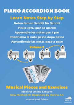 Piano Accordion Book - Noten lernen Schritt für Schritt 3 