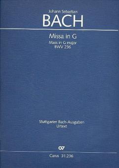 Missa in G-Dur BWV 236 Download