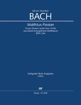 St. Matthew Passion BWV 244 Download