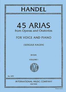 45 Arias From Operas And Oratorios Vol. 1 