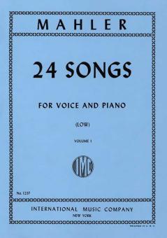 24 Songs Vol. 1 for low voice 