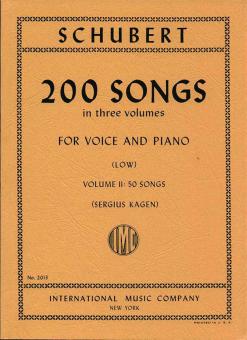 200 Songs for Low Voice Vol. 2 