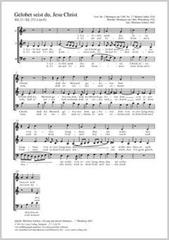 Gelobet seist du, Jesu Christ G-Dur Download