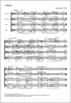 Arioso für Frauenchor Download
