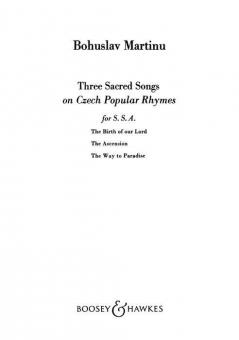 3 Sacred Songs 