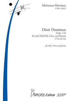 Dixit Dominus für Soli (SSATB), Chor und Klavier 