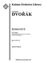 Romance in F minor, Op. 11/ B. 39 (critical edition) 