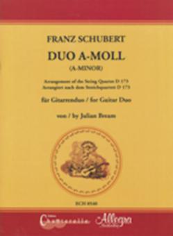 Duo in A minor D 173 