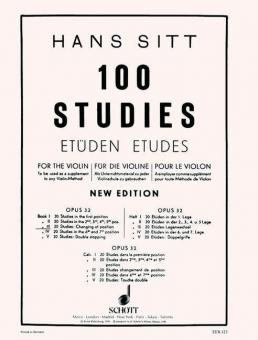 100 Studies Op. 32 Vol. 3 Standard