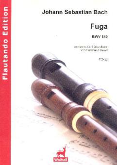 Fuge Nr.4 aus dem Wohltemperierten Klavier 1 BWV849 