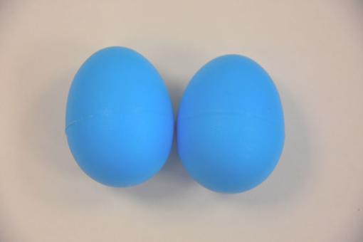 Egg Shaker - hellblau, Paar 