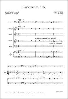 Come live with me 