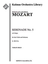 Serenade No. 5 in D, K. 204/213a 
