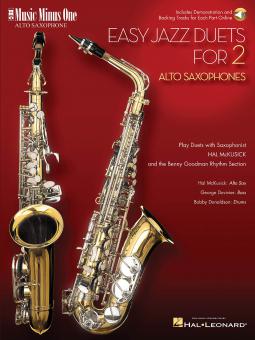 Easy Jazz Duets for Two Alto Saxophones and Rhythm Section 