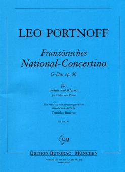 Concertino nazionale francese in sol maggiore op. 86 