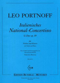 Concertino nazionale italiano in sol maggiore op. 89 