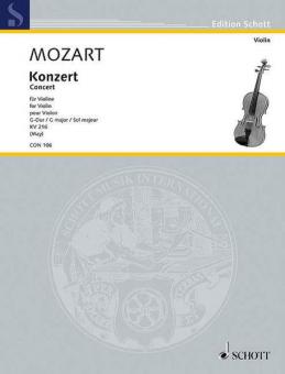 Concerto G Major K.216 Standard