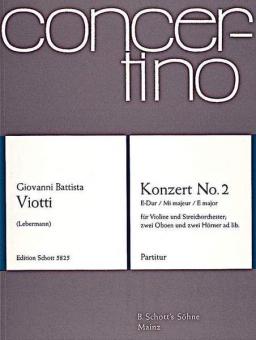 Concerto No. 2 E Major Standard