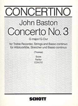 Concerto No. 3 G Major 