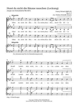 Chorlieder 2: Gartenlieder op. 3 