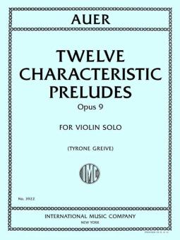 12 Preludi caratteristici op. 9 