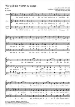 Chi mi impedirà di cantare H 447 Standard