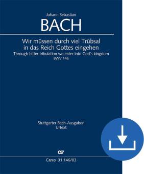 Dobbiamo passare attraverso molte tribolazioni BWV 146 Download