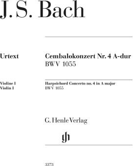 Concerto per clavicembalo di Bach no. 4 in La maggiore BWV 1055 