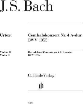 Concerto per clavicembalo di Bach no. 4 in La maggiore BWV 1055 
