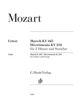 Marcia K. 445 e Divertimento K. 334 