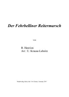 Fehrbelliner Reitermarsch Download