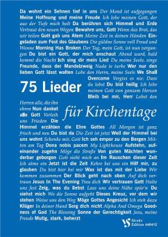 75 Lieder für Kirchentage - Grossdruckausgabe 