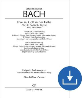 Gloria a Dio nell'alto BWV 197a, BWV3 197.1 