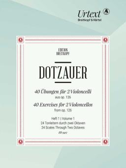 40 esercizi per 2 violoncelli dall'op. 126 - Volume 1 