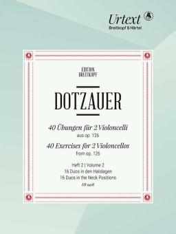 40 esercizi per 2 violoncelli dall'op. 126 - Volume 2 