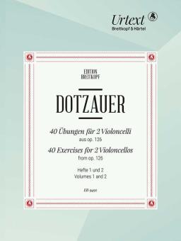 40 esercizi per 2 violoncelli dall'op. 126 - Volume 1 e 2 