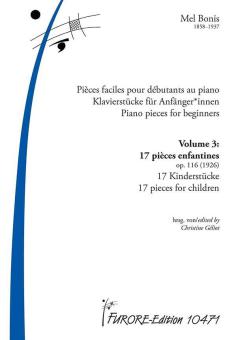 Pezzi per pianoforte per principianti Vol. 3: 17 pezzi per bambini 