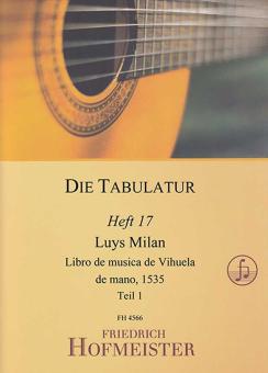 L'intavolatura - Libretto 17: Libro de musica de Vihuela de mano, 1535 