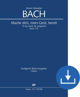 O mio spirito, preparati BWV 115 Download