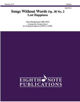 Canzoni senza parole op. 38 n. 2: Felicità perduta 