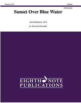 Sunset Over Blue Water 