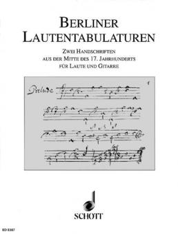 Berliner Lautentabulaturen 